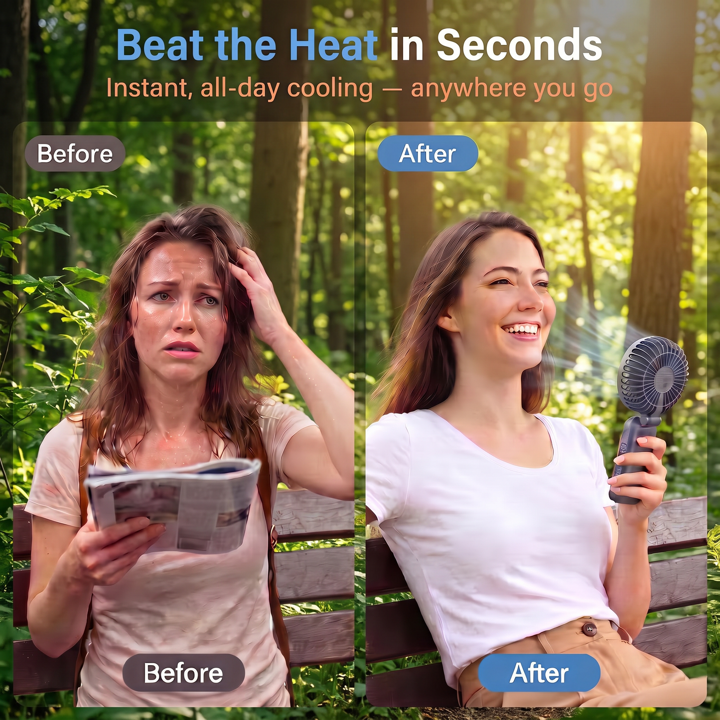 CoolPal™ - Compact Handheld Fan