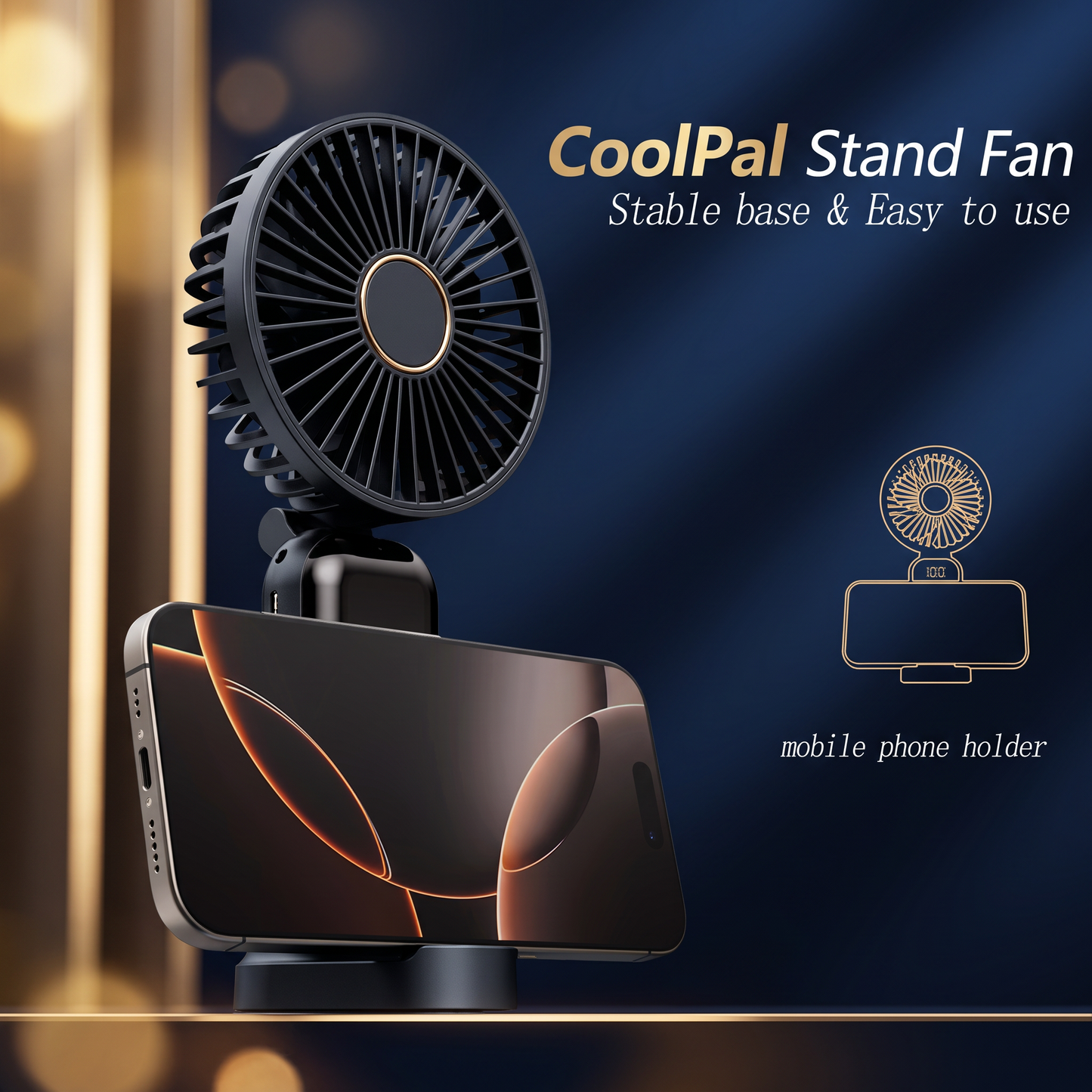 CoolPal™ - Compact Handheld Fan